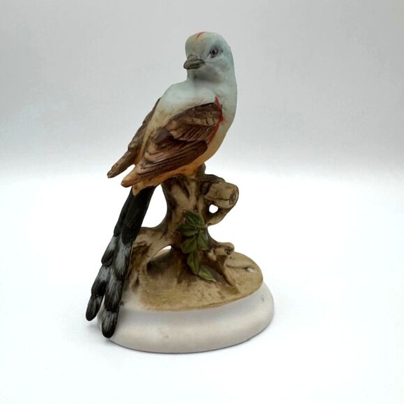 VTG LEFTON China Ceramic Flycatcher Bird Figurine 5.25"H Hand Painted Japan 1184 - Picture 1 of 12